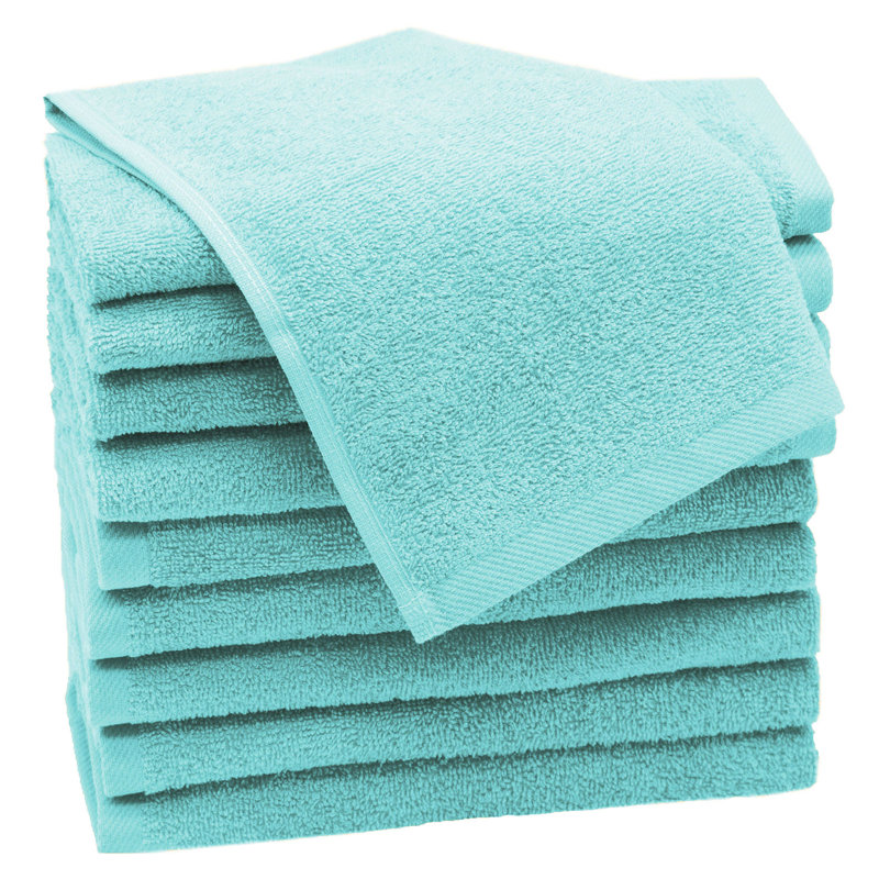 Midweight Fingertip Towel, Azur