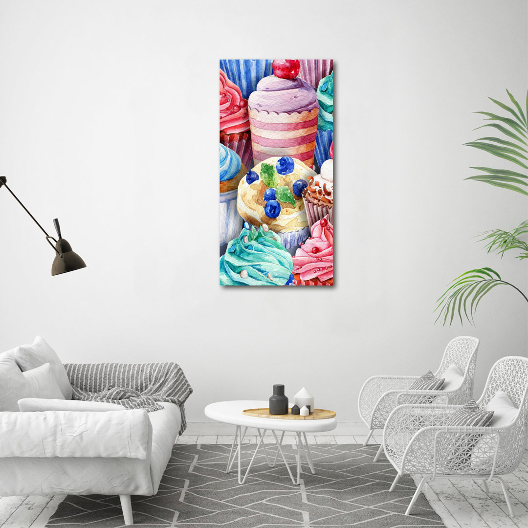 Leinwanddruck - Wandkunst - Drucke auf Leinwand - 60X120 Bild Bildthema: Wein und Snacks