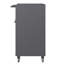 Armoire de rangement robuste en métal avec roulettes - Organisateur robuste pour le garage, le bureau et la maison, capacité de charge élevée