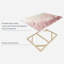 Feuilles roses abstraites sur toile-269835506