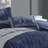 Karl Tower Appliqued Cotton Throw Pillow