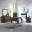 1Pc Traditional Classic Gray Finish 2-Drawers Nightstand Wooden Bedroom Furniture-801277457