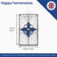 14cm Glass Rectangular Pendant Shade-1899192460