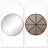 Metal Round Wall Mirror-330447349
