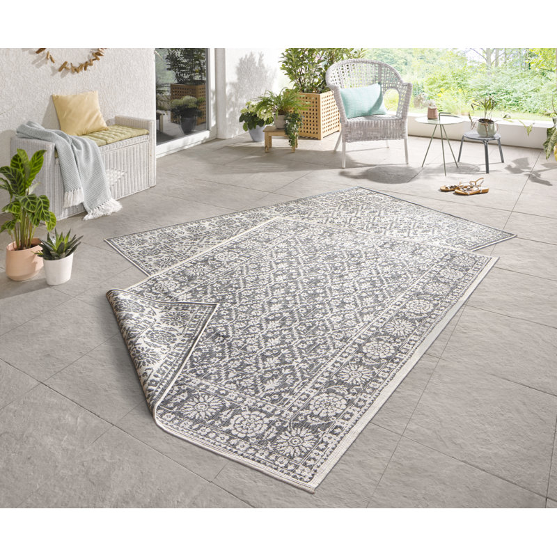 Curacao Flatweave Grey Rug, Rectangle 160 x 230cm