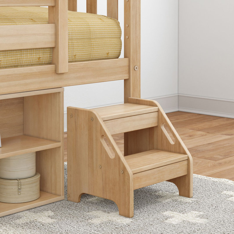 Soren Ultra Low Loft with Bookcase, Blonde