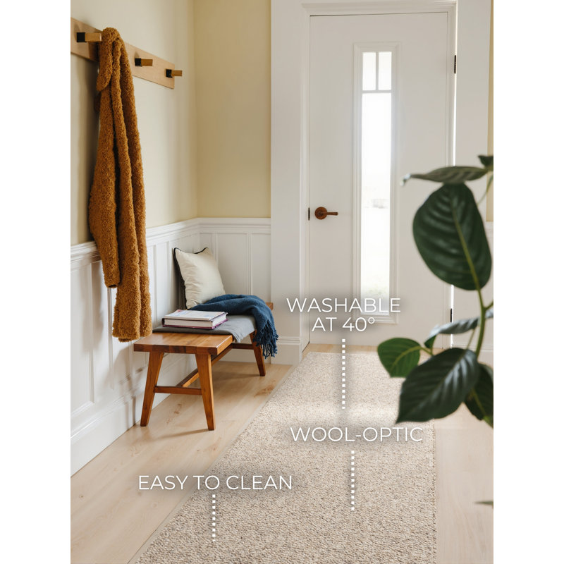 Felt Machine Tufted Area Rug, Runner 80 x 240 cm