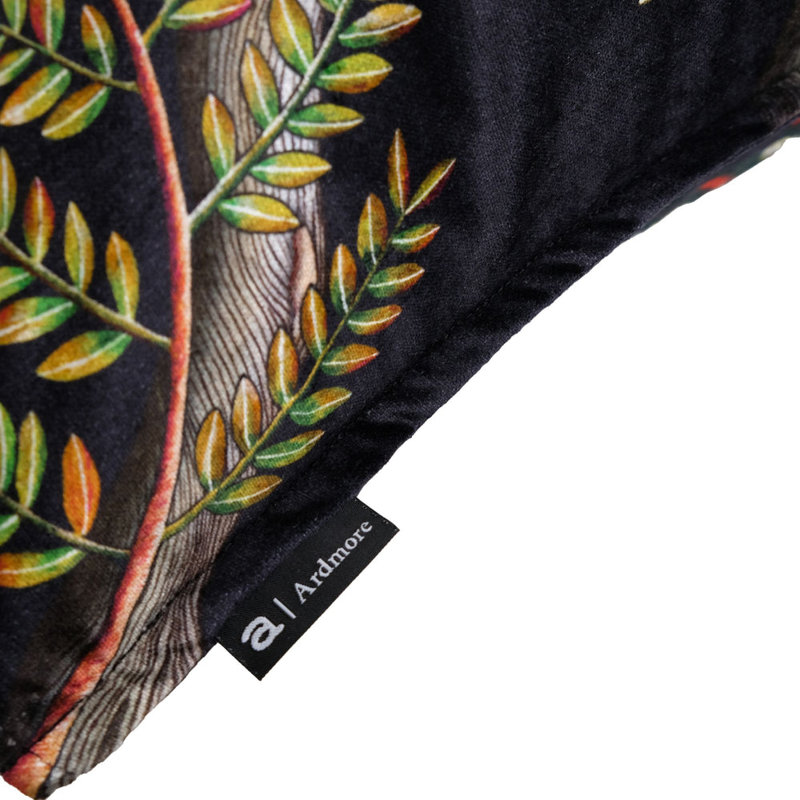Ardmore Pillow, Black, 16" x 16"