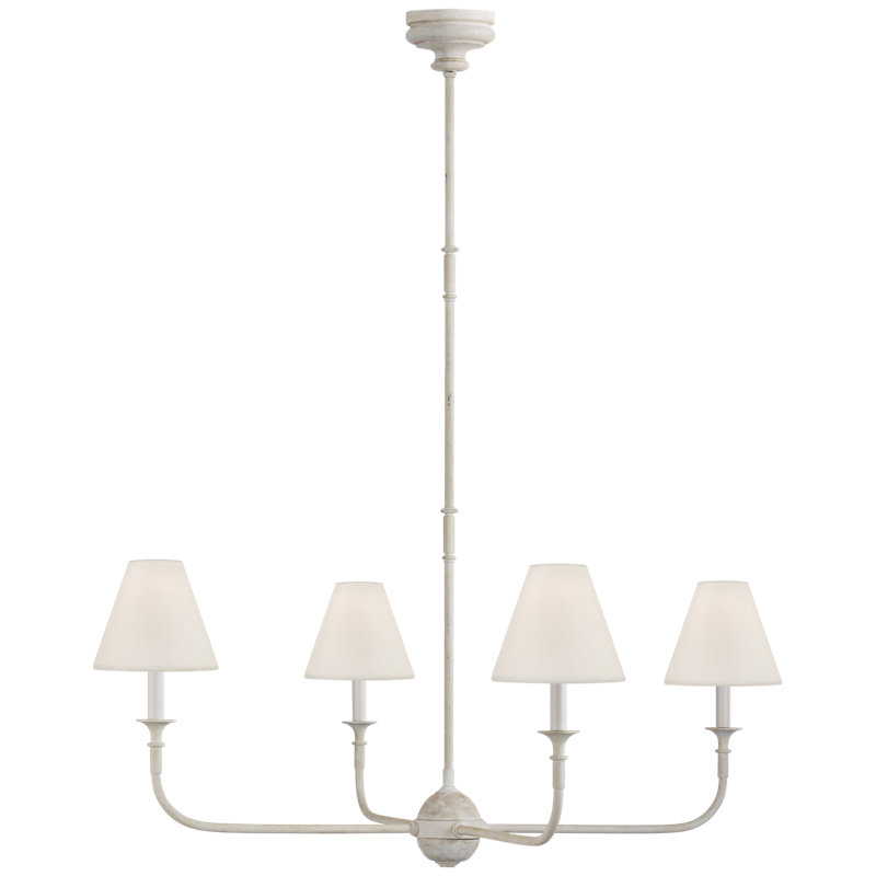 Thomas O'Brien Piaf Large Chandelier, Swedish Gray