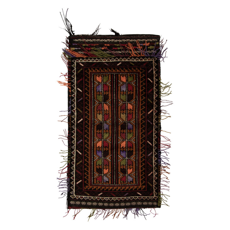 Antique One-of-a-Kind 1'8X3'3 Hand Knotted Area Rug