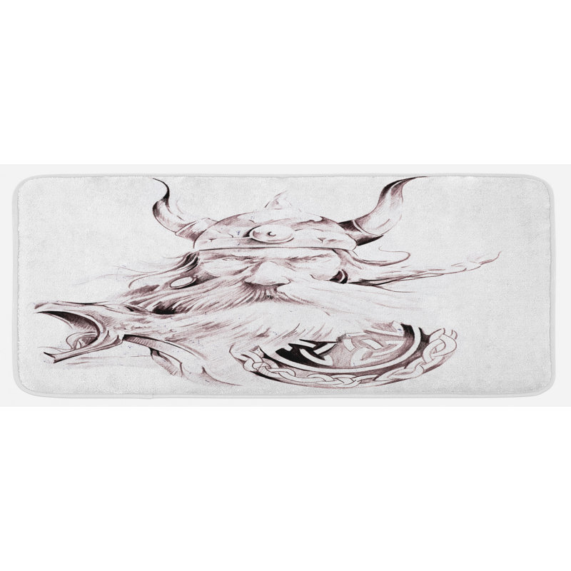 Tapis de cuisine tatouage