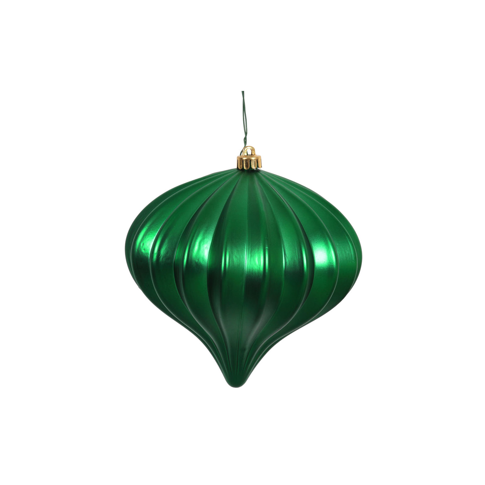 5.7" Onion Christmas Ornament UV, Green