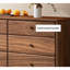 Commode d'appoint simple noyer noir-1114841860