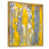Toile avec cadre flottant or