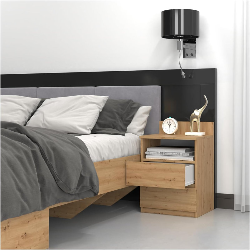 40cm W 2 - Drawer Chest of Drawers, Artisan