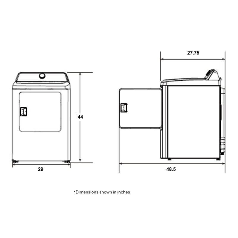 Conservator 6.5 Cuft Dryer White, Electric