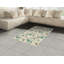 Tapis décoratif floral à haute densité en fibres de polyester-42031107