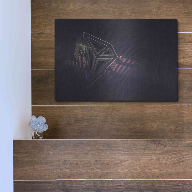 " Crypto-Tron " by Katalina Ooma, 12" H x 16" W