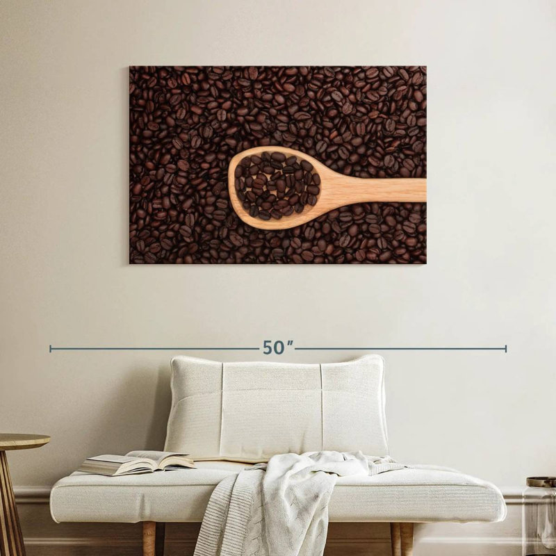 Yarlin Coffee Beans On Spoon, 26" H x 39" W