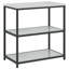  Kitchen Storage Set With Shelf 2 Pcs Sliver 180 X 50 X 92 Cm