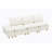 Minimalist Three-Seater Flannel Sofa With Storage And Adjustable Backrest For Living Rooms And Balconies