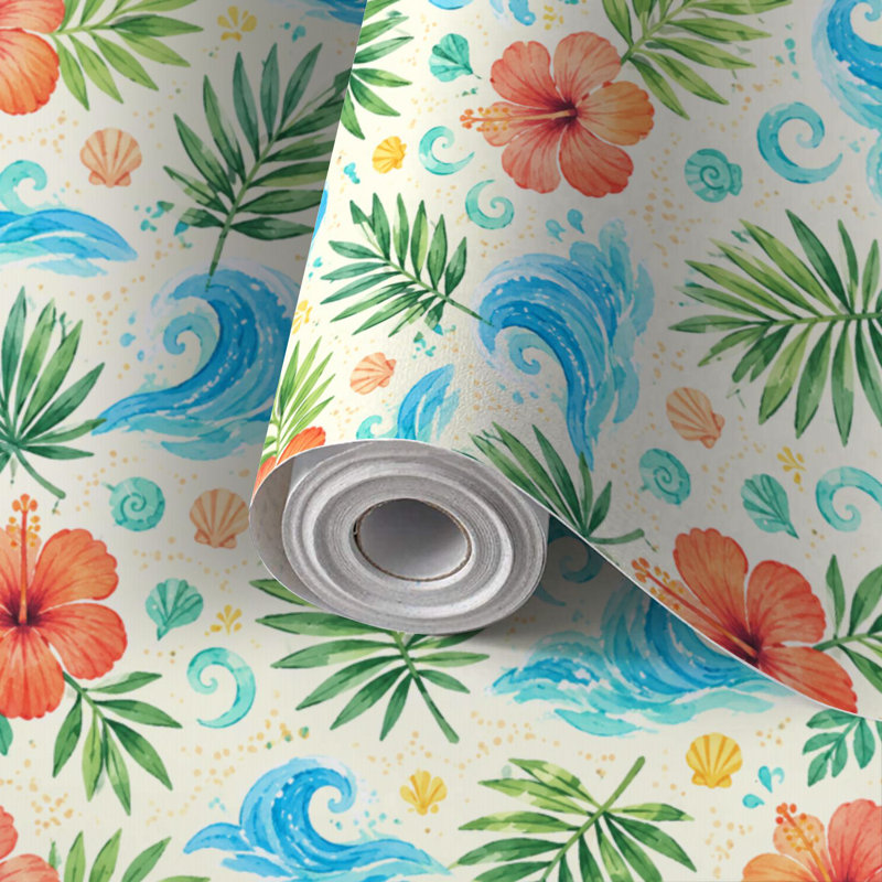 Papier de contact à peler et coller Tropical