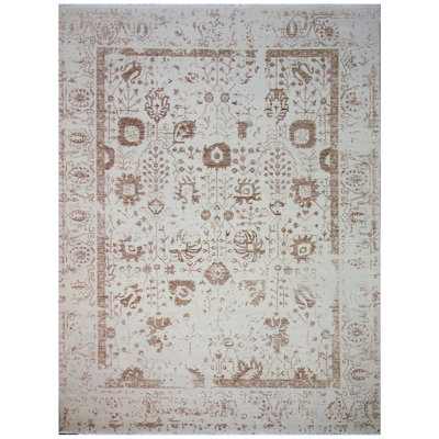 Oriental Area Rug in Gold
