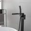 Robinet de baignoire sur pied à poignée simple avec douchette sur pied-67246125