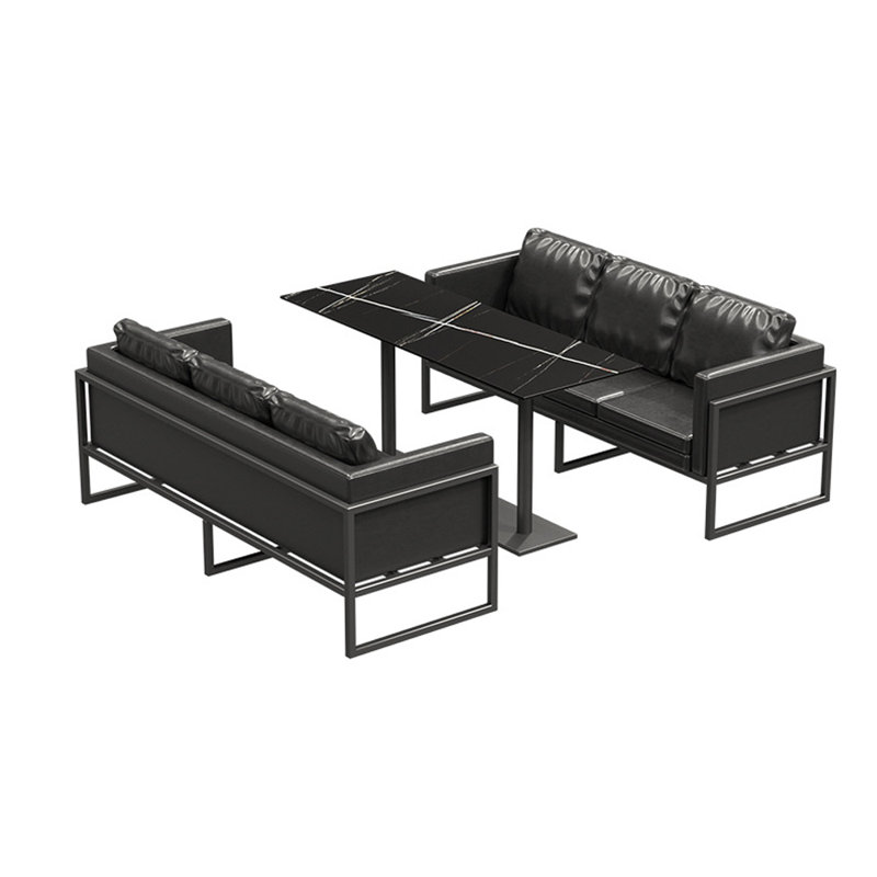 Sumir 6 - Person Trestle Dining Set