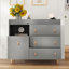 Armoire de rangement élégante avec pieds robustes-1650799442