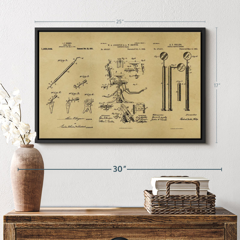 Brevet "Impression sur toile", H 17 po x l 25 po