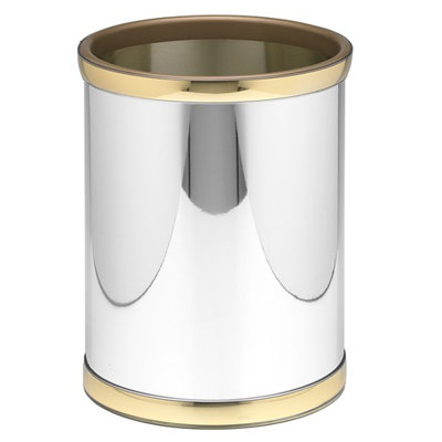 Dajavette 1 Gallon Mylar Wrapped Wastebasket