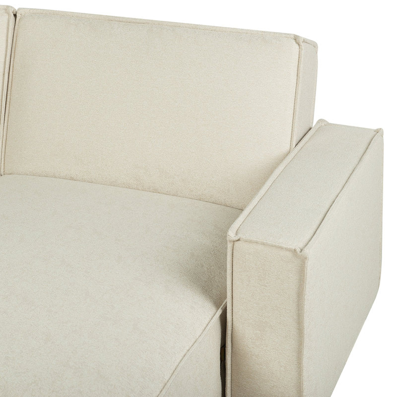 Shellburne 3 Seater Sofa Bed, Beige, Right Hand Facing