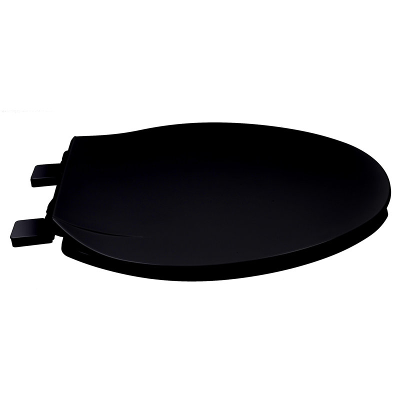 Elongated Toilet Seat and Lid, Black