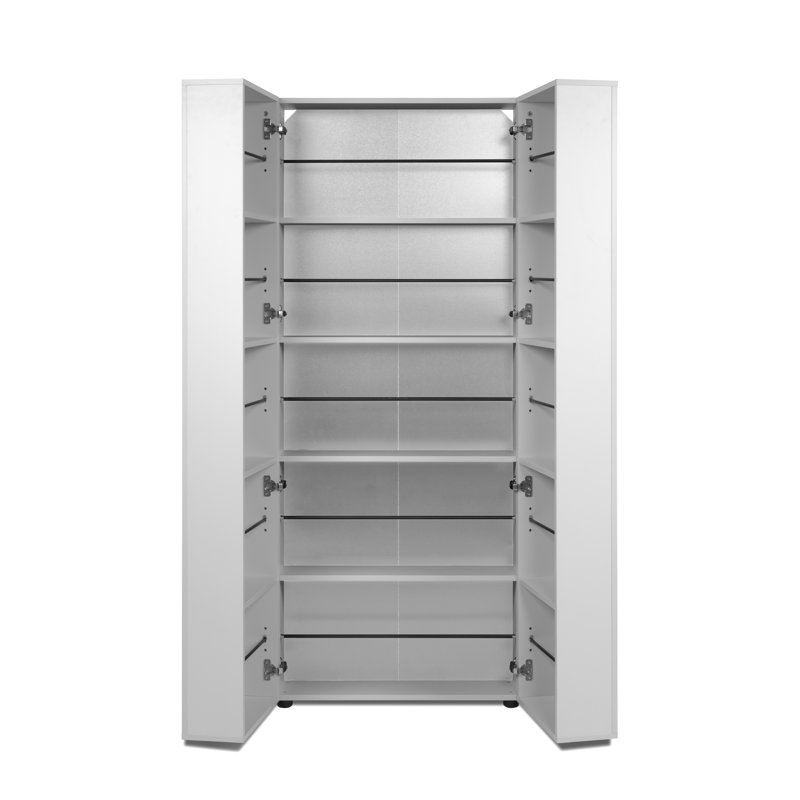 30 Pair Shoe Storage Cabinet, in Grey