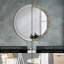 Huldar Glass Flat Wall Mirror
