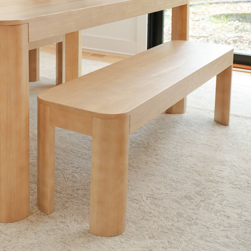 Banc en bois massif Spero 58 ", Blonde