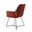 Azuolas 47.5cm H Polyester Upholstered Metal Armchair-1350409366-1350409367