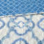 Ensemble de courtepointe réversible 100% coton blanc / bleu Enzyme-240058642