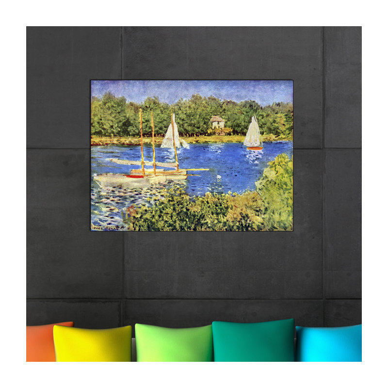 Claude Monet - Wrapped Canvas Painting, 60cm H x 80cm W x 1.8cm D