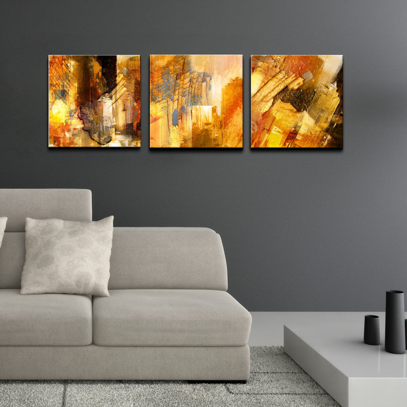 " Abstract " 3 - Pieces
