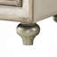 Table de chevet en velours Lucienne