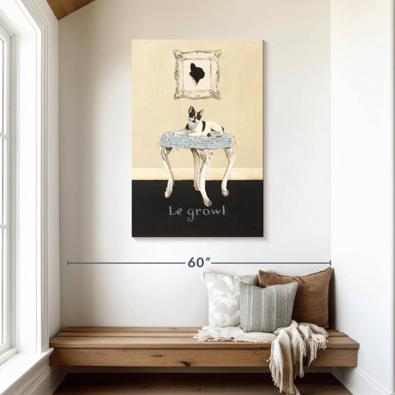 Brampt Le Growl, 45" H x 30" W