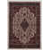 Emanuel Machine Woven Flatwave Cream and Rust Non Skid Backing Polyester Rug
