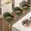 Ensemble de 3 tabourets de bar Mid-Century à hauteur de comptoir de 30 po Dowden-131580835-131580836