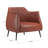 Rankins Oversized Faux Leather Barrel Chair-833248421