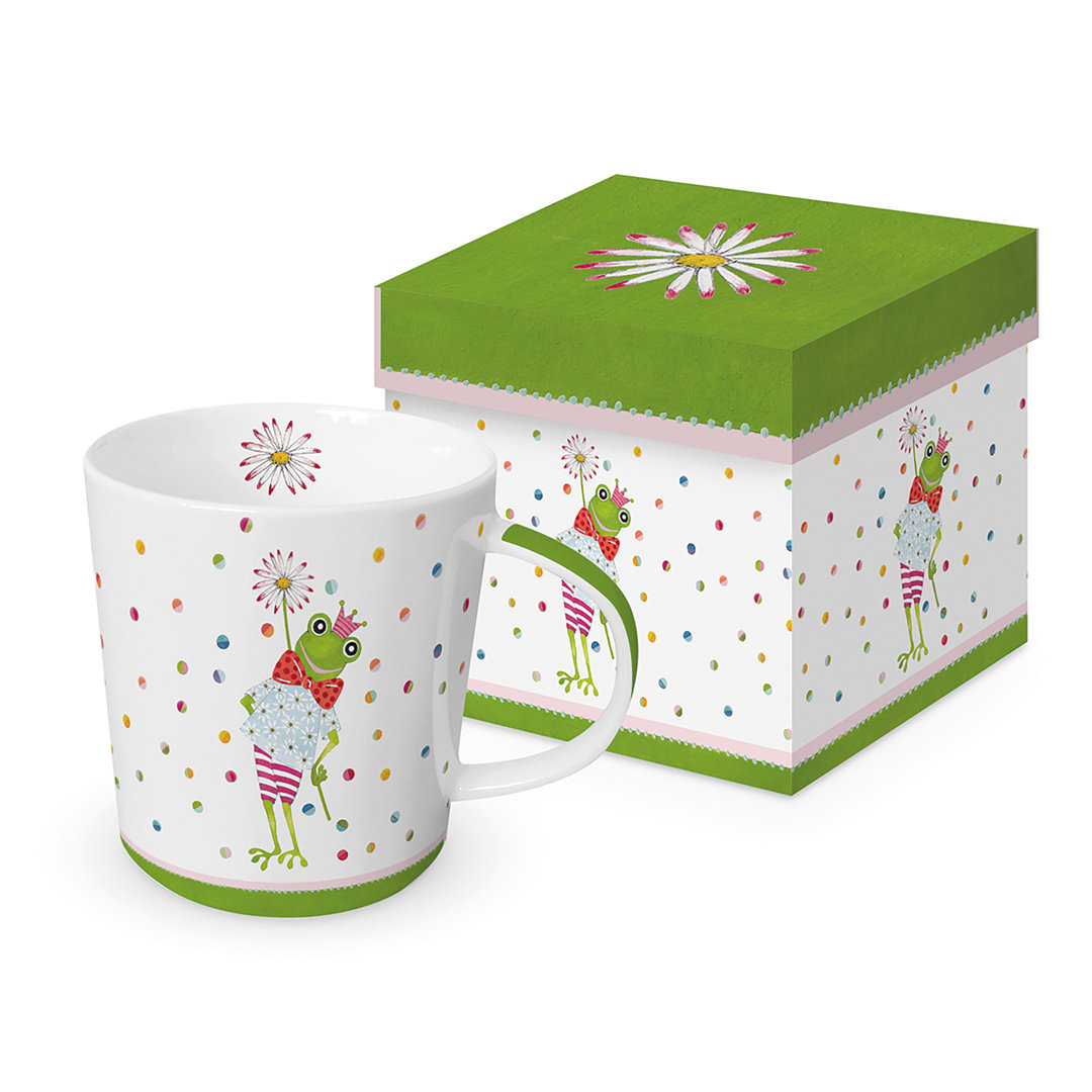 Happy Frog Trend Mug in Geschenkbox