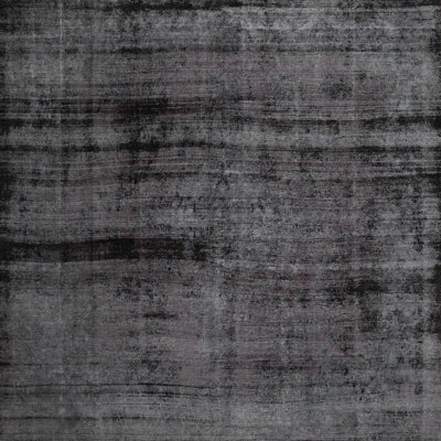 Tapis gris/zone noire contemporaine