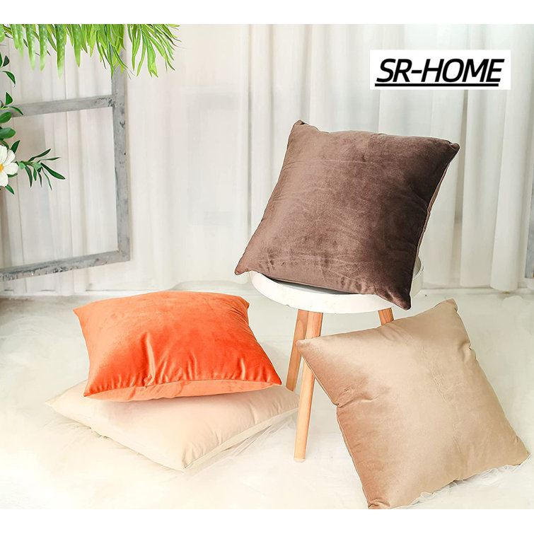 SR-HOME Velvet Pillow Cover