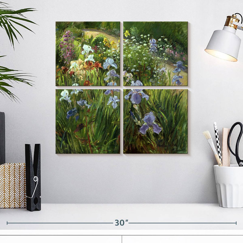 Haris iris et marguerites Oxeye